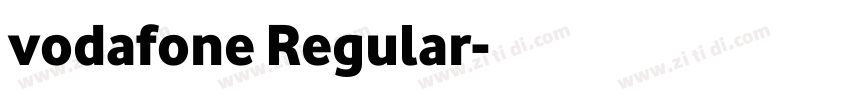 vodafone Regular字体转换